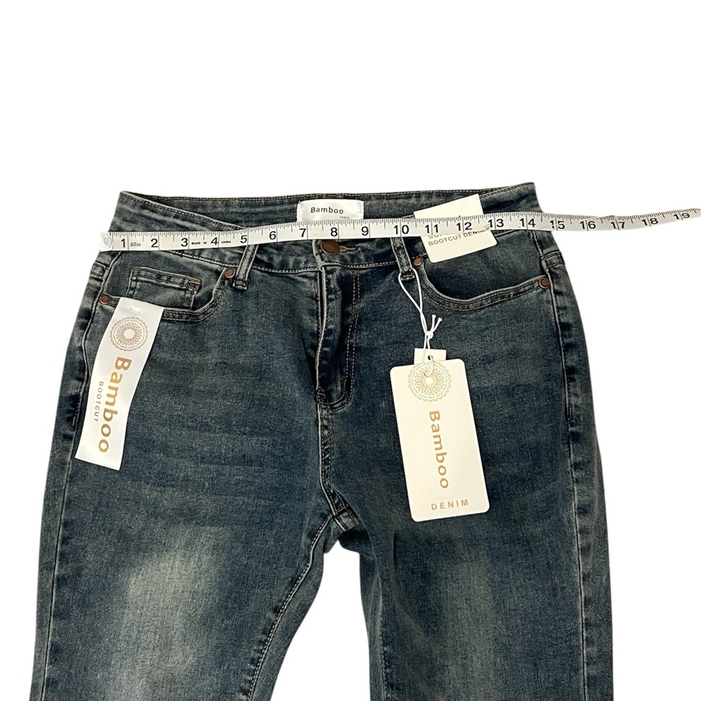 Bamboo Women's Bootcut Cotton Blue Jeans Size: 11 - Picture 5 of 5